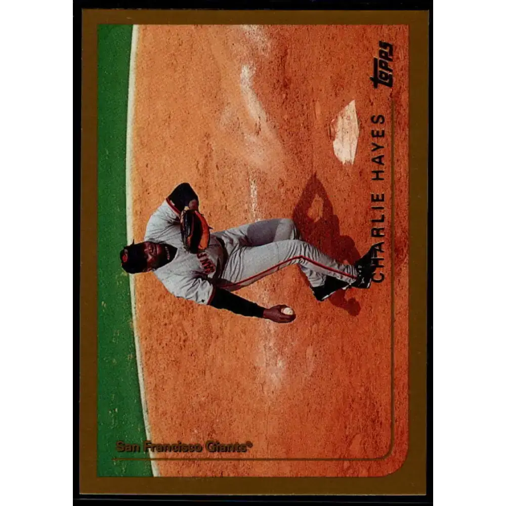 1999 Topps #48 Charlie Hayes NM-MT San Francisco Giants Baseball Card - Baseball Card Single