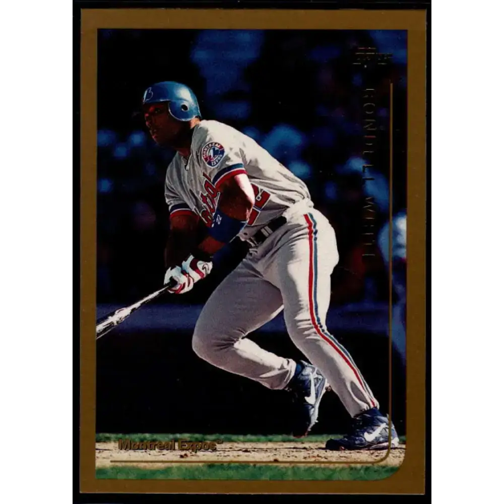 1999 Topps #61 Rondell White NM-MT Montreal Expos Baseball Card - Baseball Card Single