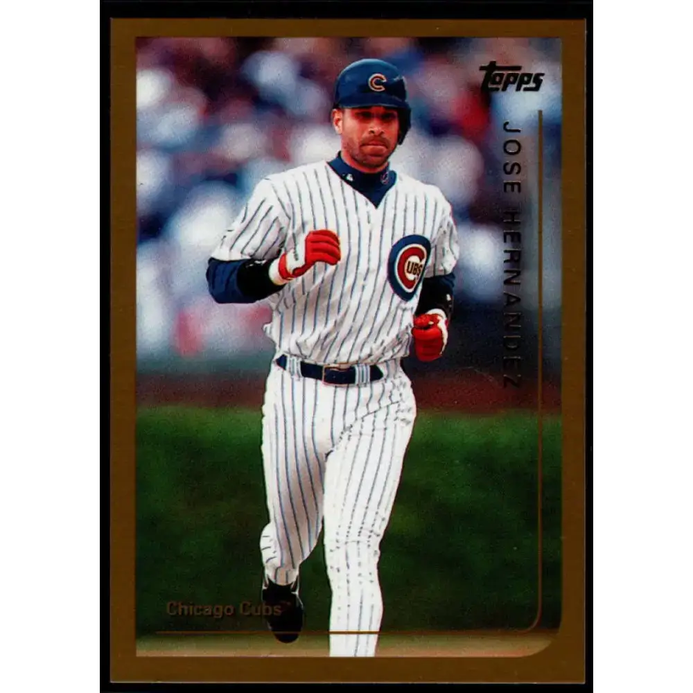 1999 Topps #90 Jose Hernandez NM-MT Chicago Cubs Baseball Card - Baseball Card Single