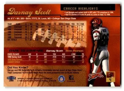 1999 Ultra #4 Darnay Scott - Football Card Single