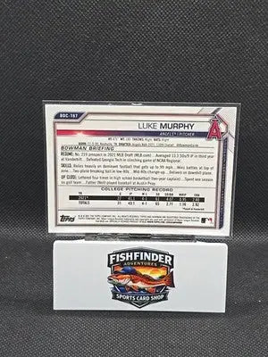 2021 Bowman Draft - Chrome Luke Murphy #BDC-167 Sky Blue Refractor (RC) - Baseball Card Single
