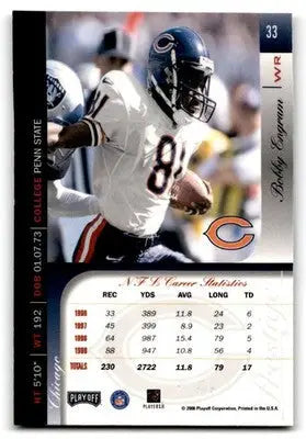 2000 Playoff Prestige #33 Bobby Engram - Football Card Single