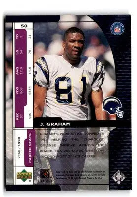 2000 UD Ionix #50 Jeff Graham - Football Card Single