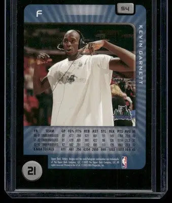2003 Upper Deck Victory Kevin Garnett #54 Basketball - Basketball Card Single