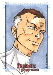 2008 Rittenhouse Fantastic Four Archives Anthony Wheeler Reed Sketch Card - Marvel Card Single