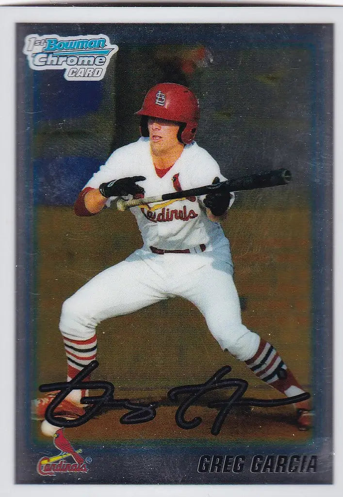 2010 Bowman Chrome #BDPP44 Greg Garcia St Louis Cardinals - Baseball Card Single