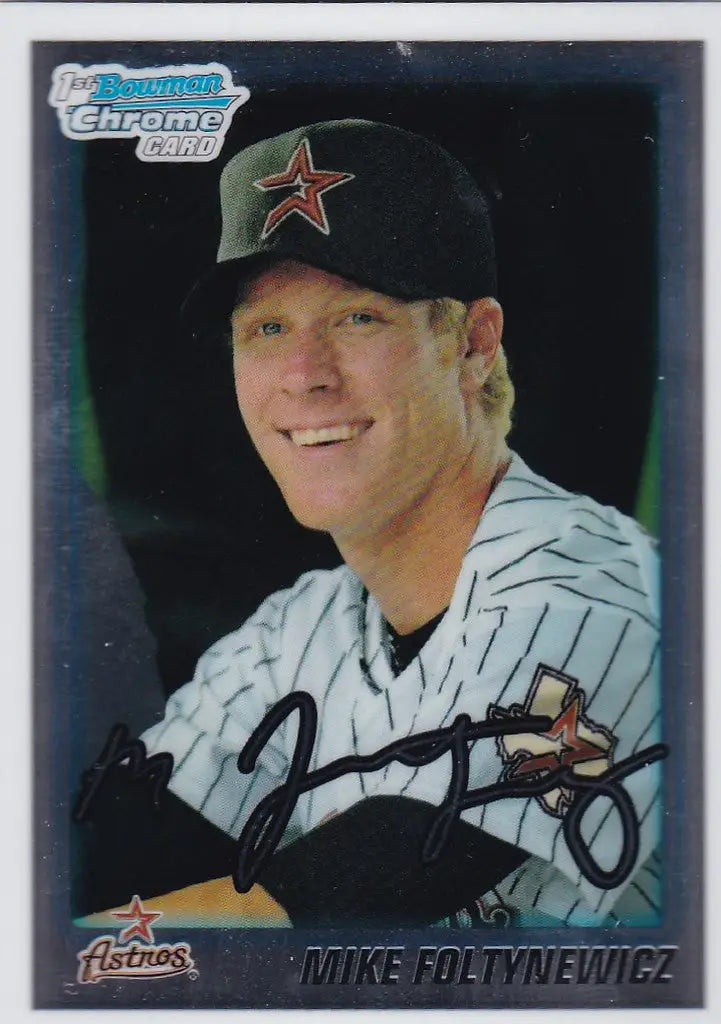2010 Bowman Chrome #BDPP71 Mike Foltynewicz -- Houston Astros - Baseball Card Single