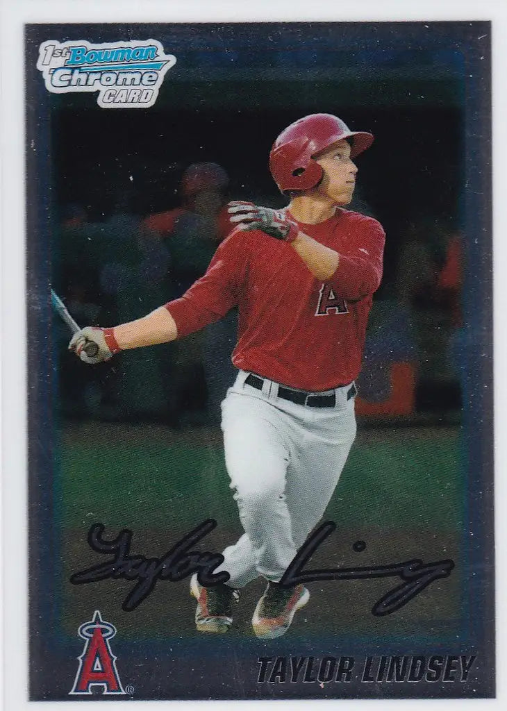 2010 Bowman Chrome #BDPP76 Taylor Lindsey - Angels - Baseball Card Single