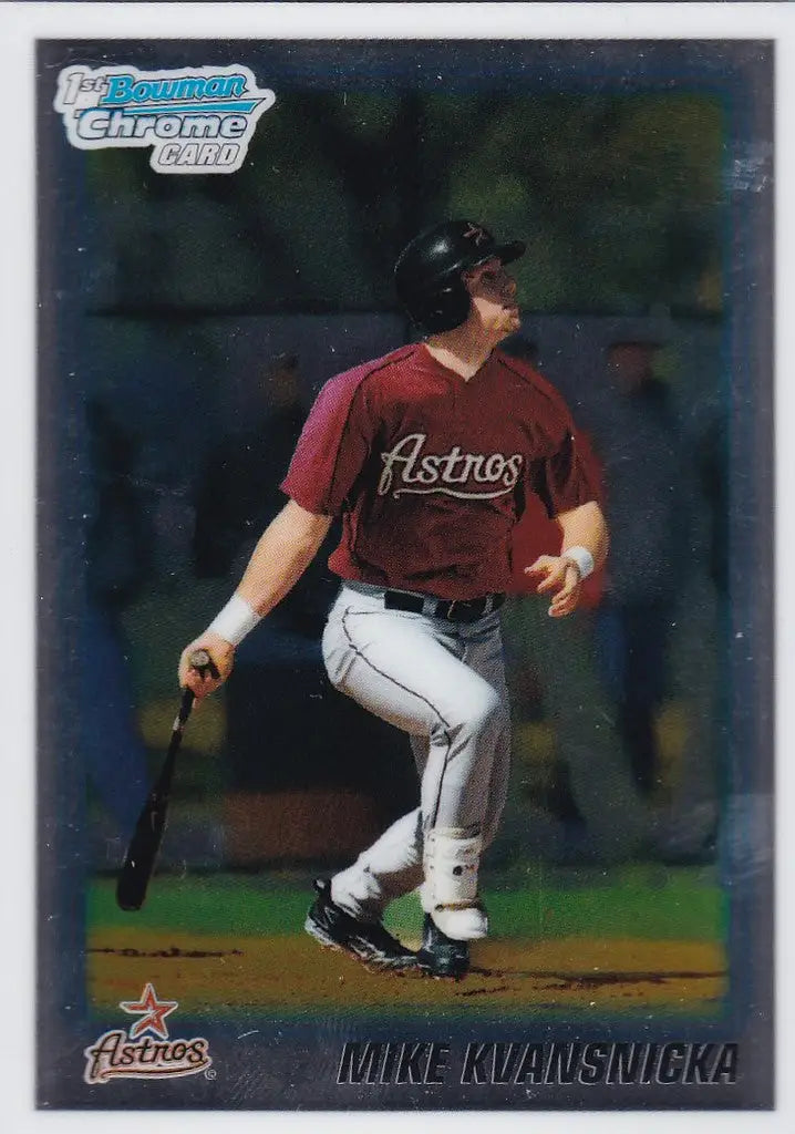 2010 Bowman Chrome #BDPP90 Mike Kvansnicka USA Card - Baseball Card Single