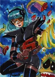 2011 5finity Galaxgals Eradication Hanie Mohd Rare Artist Sketch Card Ver. 3 - Other