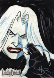 2011 5finity Lady Death Sketch Card by Daniel HDR Ver. 2 - Other