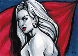 2012 5finity Lady Death Sketch Series Two Sketch Card by Ashleigh Popplewell V2 - Other