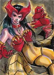 2012 5finity Lady Death Sketch Series Two Sketch Card by Hanie Mohd V2 - Other