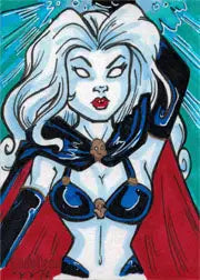 2012 5finity Lady Death Sketch Series Two Sketch Card by Mary Bellamy - Other