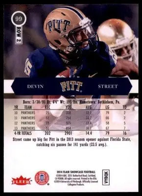 2014 Flair Showcase Devin Street 99 San Diego Chargers - Football Card Single