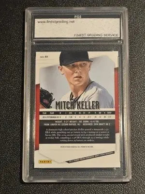 2014 Panini Prizm Perennial Draft Picks #51 Mitch Keller FGS 10 - Baseball Card Single