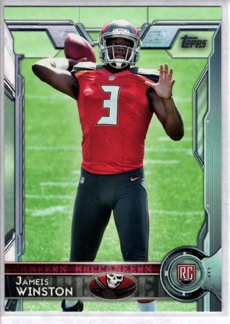 2015 Topps #500 Jameis Winston NM-MT RC Rookie Tampa Bay Buccaneers Football Card - Football Card Single