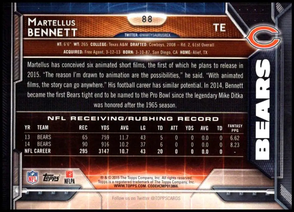 2015 Topps #87 Mario Williams NM-MT Buffalo Bills Football Card - Football Card Single