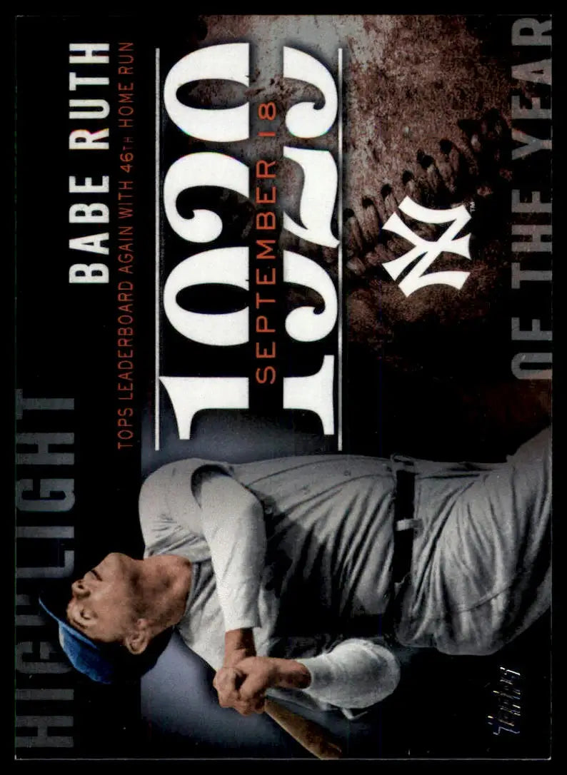 2015 Topps - Highlight of the Year Complete Your Set You Pick Choose Near Mint - H-32 Babe Ruth - Baseball Card Single