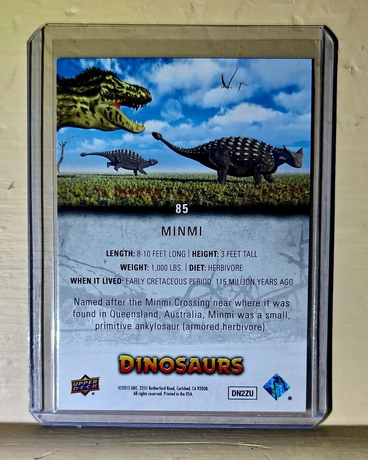 2015 Upper Deck Dinosaurs Minmi #85 Card - Other
