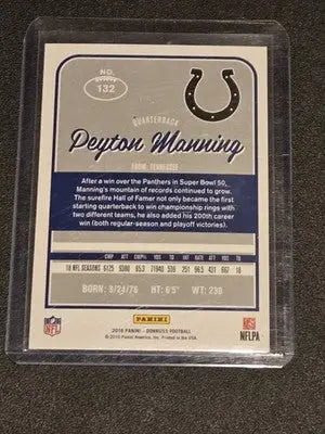 2016 Donruss #132 Peyton Manning - Football Card Single