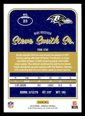 2016 Donruss #23 Steve Smith Sr. - Football Card Single