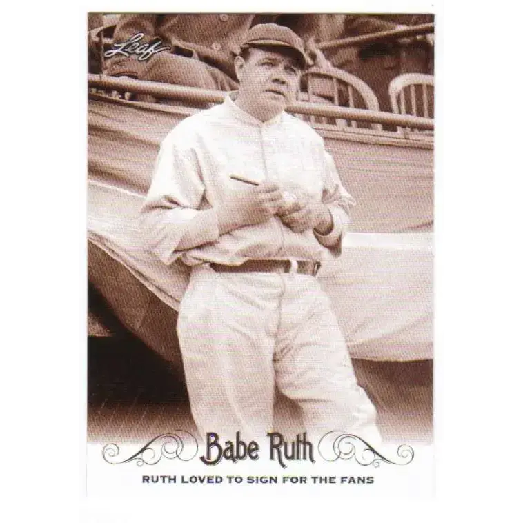 2016 Leaf Babe Ruth Collection #31 Babe Ruth NM-MT Baseball Card - Baseball Card Single