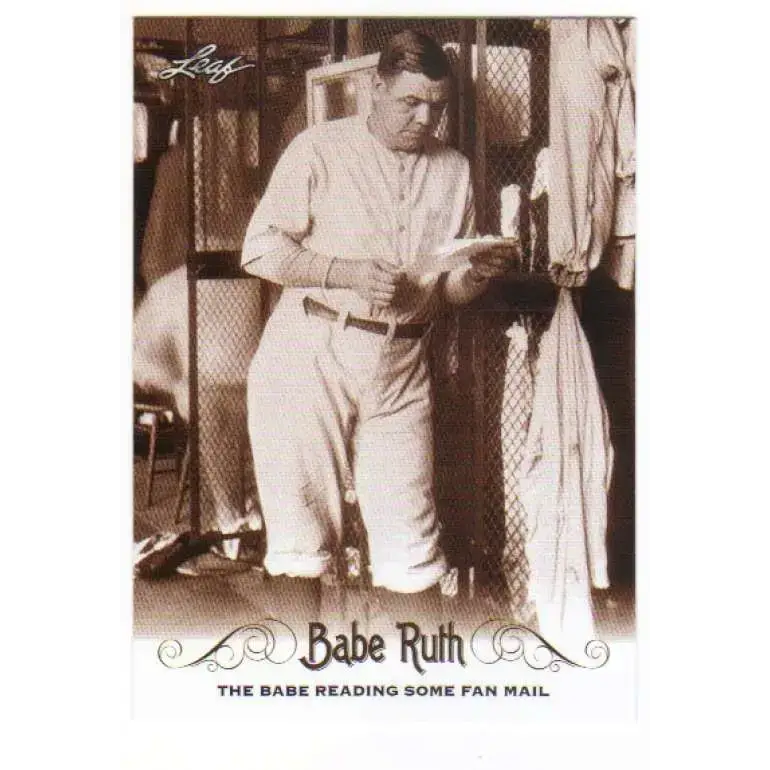 2016 Leaf Babe Ruth Collection #50 Babe Ruth NM-MT Baseball Card - Baseball Card Single