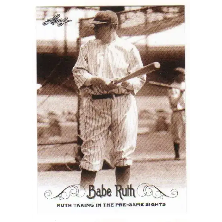 2016 Leaf Babe Ruth Collection #51 Babe Ruth NM-MT Baseball Card - Baseball Card Single