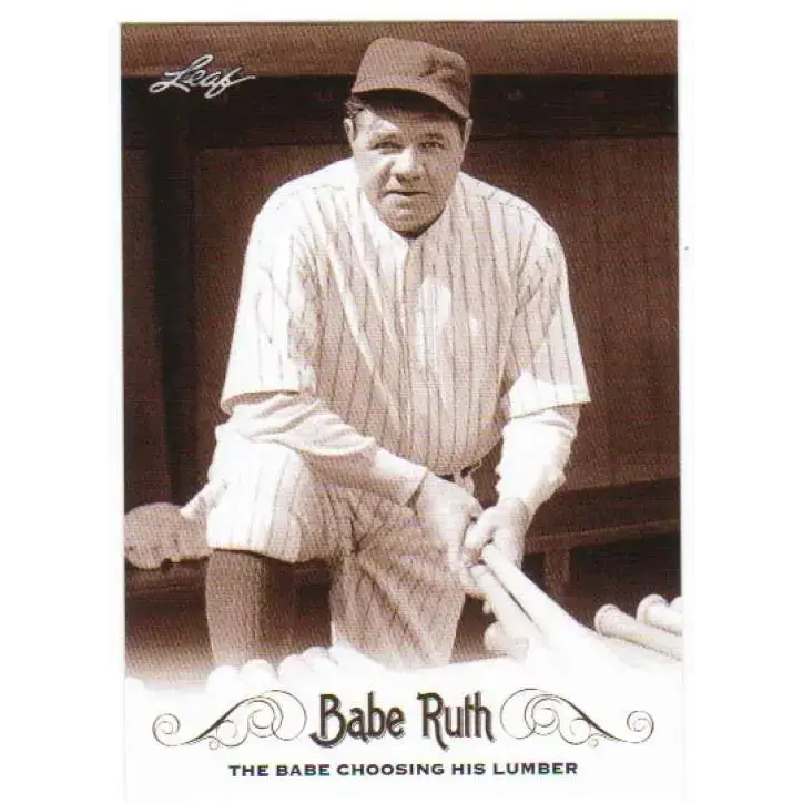 2016 Leaf Babe Ruth Collection #52 Babe Ruth NM-MT Baseball Card - Baseball Card Single