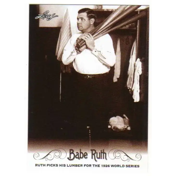 2016 Leaf Babe Ruth Collection #66 Babe Ruth NM-MT Baseball Card - Baseball Card Single