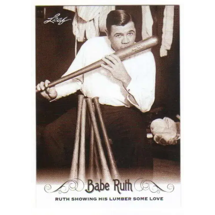 2016 Leaf Babe Ruth Collection #68 Babe Ruth NM-MT Baseball Card - Baseball Card Single