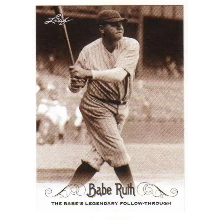 2016 Leaf Babe Ruth Collection #69 Babe Ruth NM-MT Baseball Card - Baseball Card Single