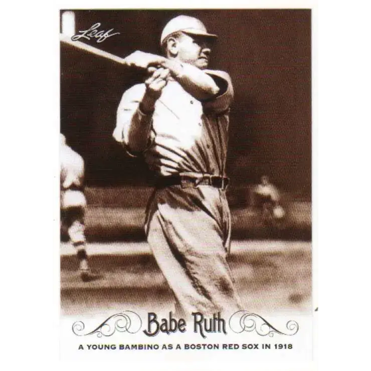 2016 Leaf Babe Ruth Collection #9 Babe Ruth NM-MT Baseball Card - Baseball Card Single