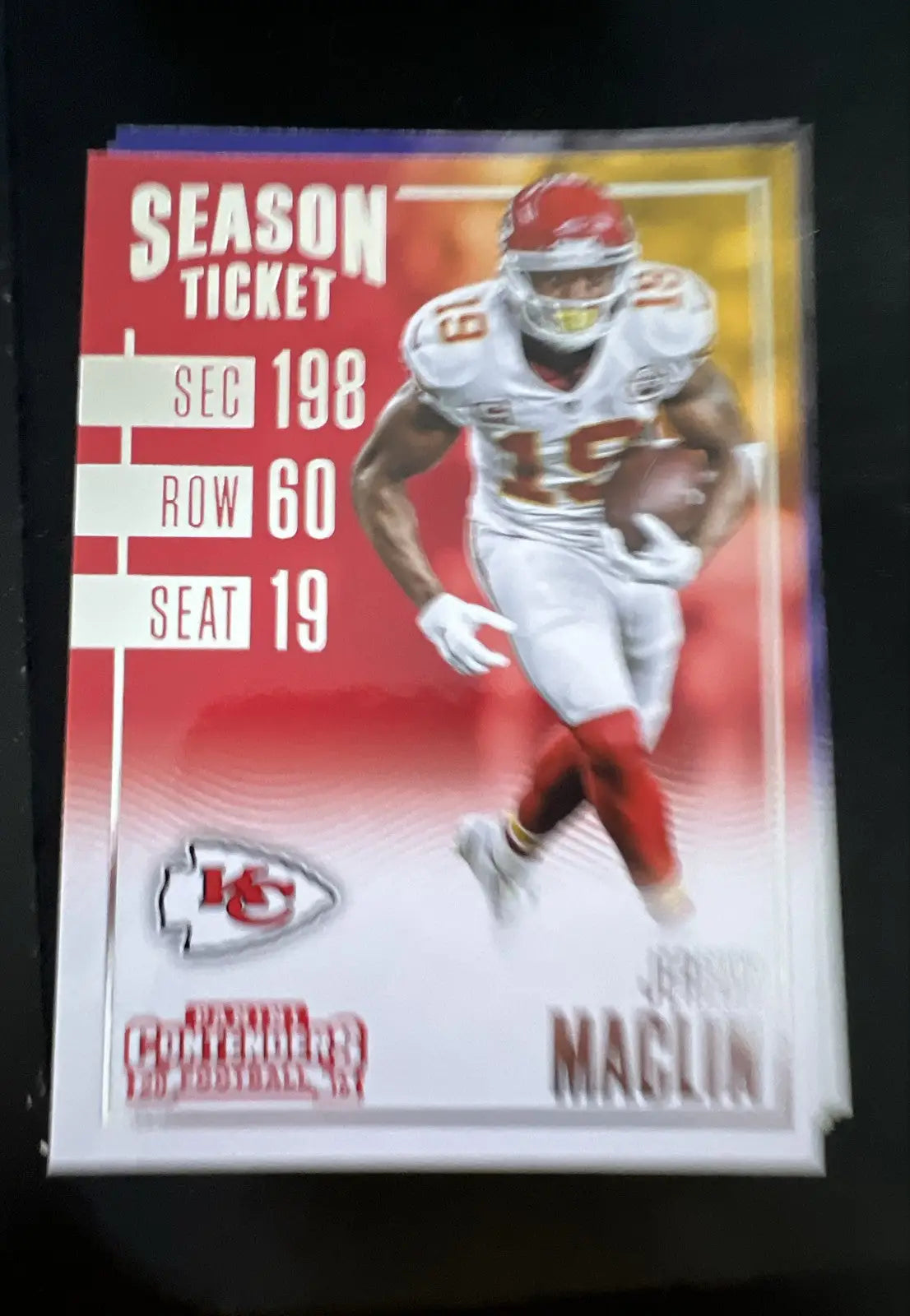 2016 Panini Contenders - Season Ticket Jeremy Maclin #70 - Football Card Single