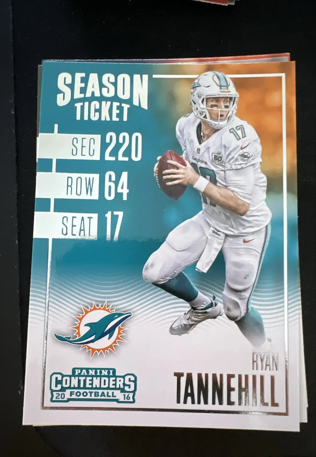 2016 Panini Contenders - Season Ticket Ryan Tannehill #55 - Football Card Single