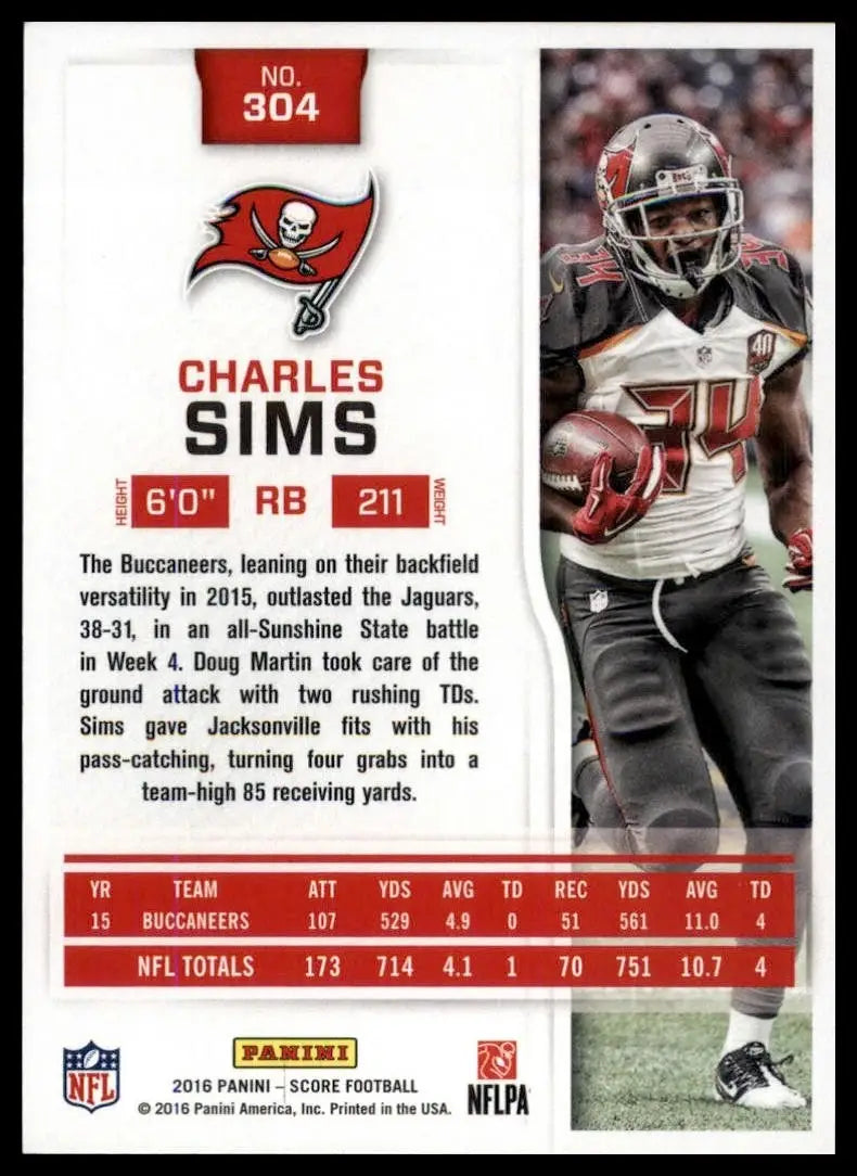 2016 Score - Charles Sims #304