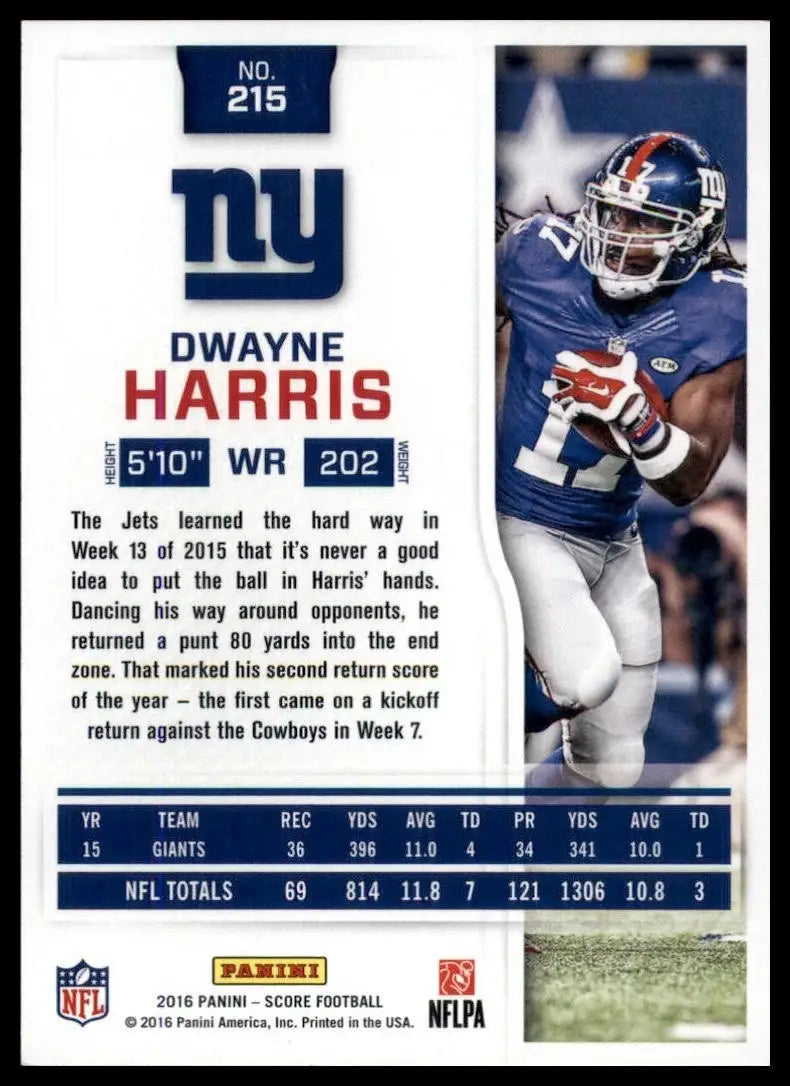 2016 Score - Dwayne Harris #215