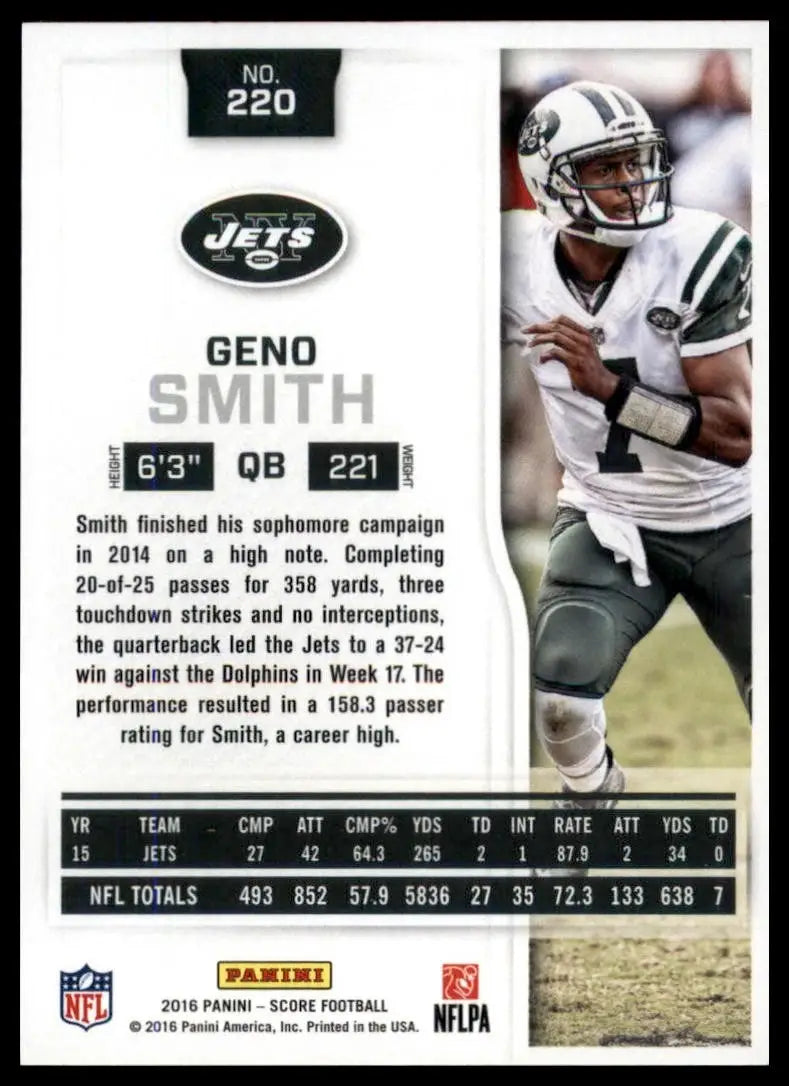 2016 Score - Geno Smith #220