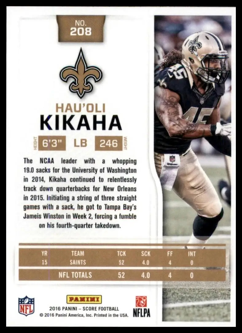 2016 Score - Hau’oli Kikaha #208