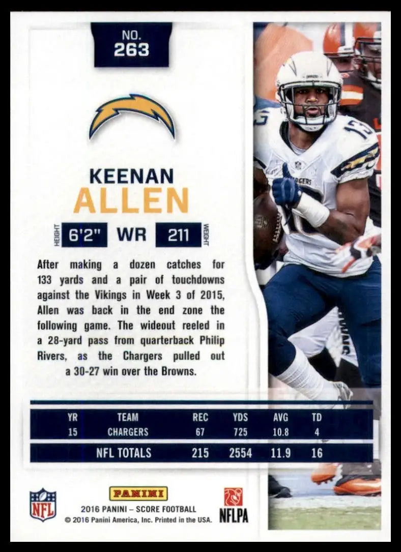 2016 Score - Keenan Allen #263