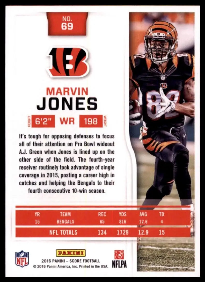 2016 Score - Marvin Jones #69 - Football Card Single