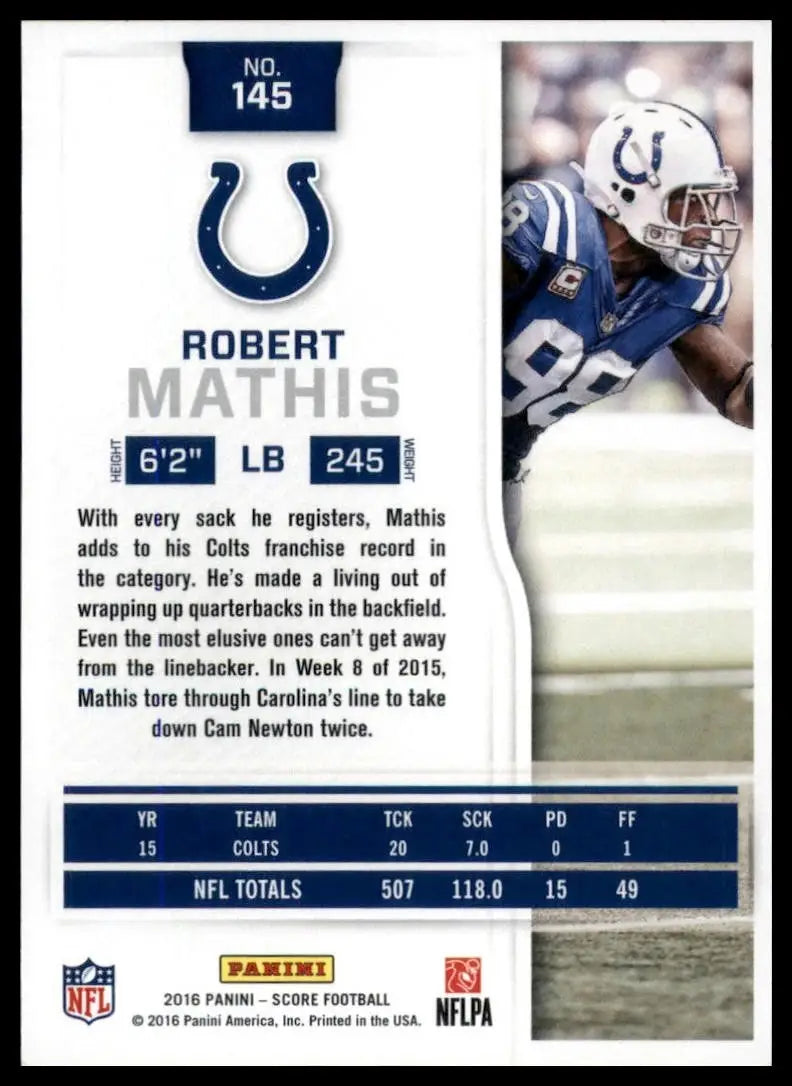 2016 Score - Robert Mathis #145