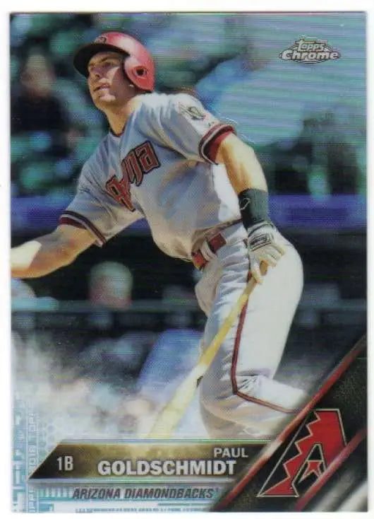 2016 Topps Chrome #162 Paul Goldschmidt NM-MT Arizona Diamondbacks Baseball Card - Baseball Card Single