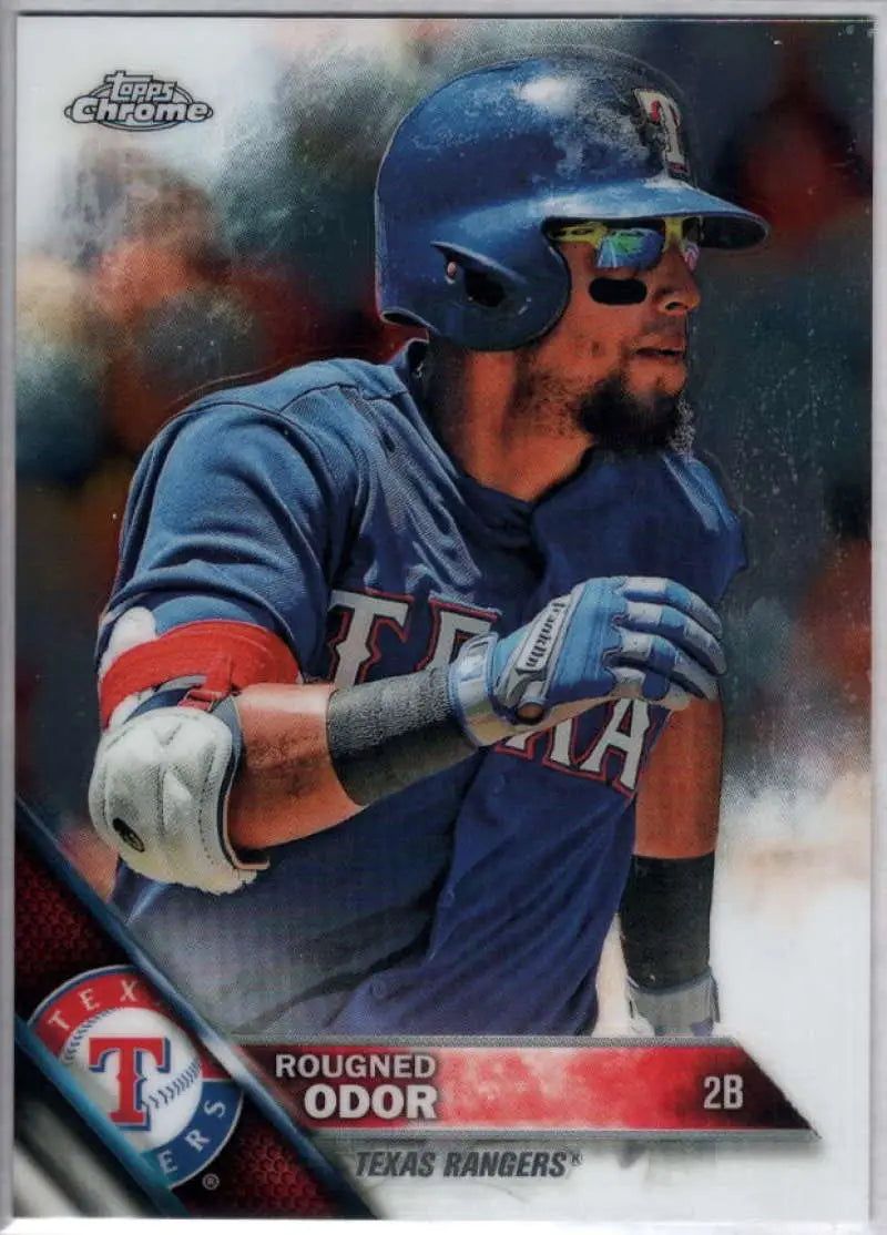 2016 Topps Chrome #86 Rougned Odor NM-MT Texas Rangers Baseball Card - Baseball Card Single