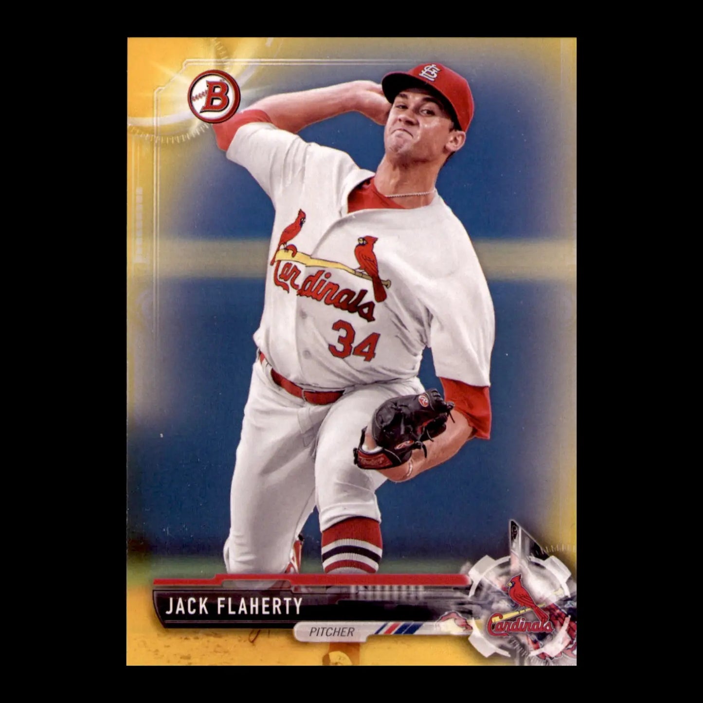 2017 Bowman Prospects Yellow #1 - 150 Complete Your Set You Choose Pick Baseball - #103 Jack Flaherty - Baseball Card