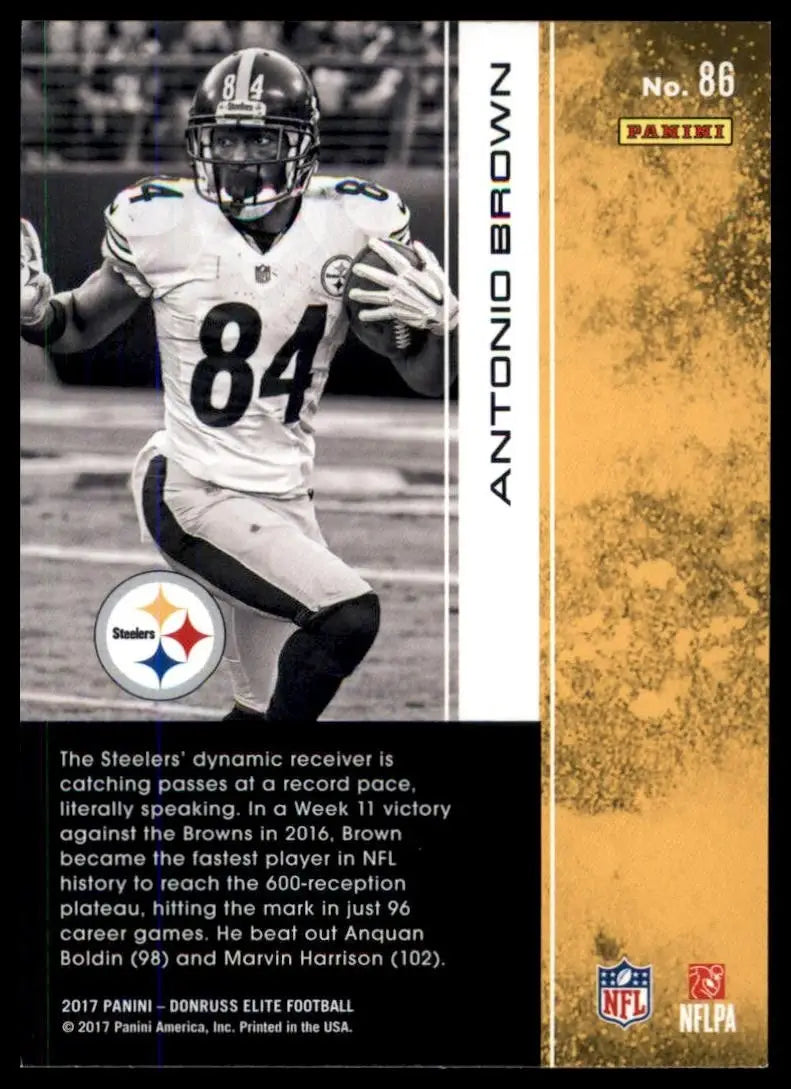 2017 Donruss Elite - Antonio Brown #86