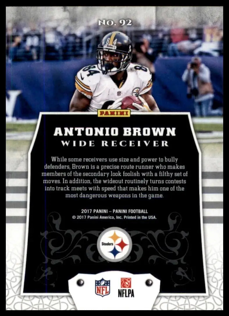 2017 Panini - Antonio Brown #92