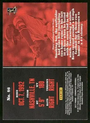 2017 Panini Chronicles Mookie Betts #86 Baseball - Baseball Card Single