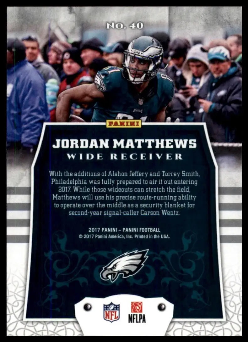 2017 Panini - Jordan Matthews #40